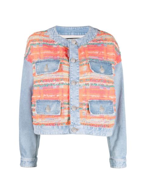 DSQUARED2 panelled button-front denim jacket