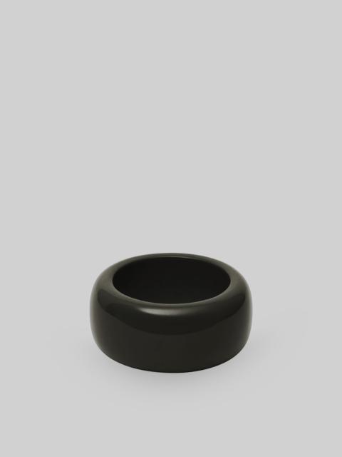 The Frankie Shop TFS Glossy Bangle - Light Khaki