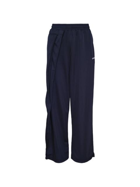 BONBOM logo-print pleated track pants