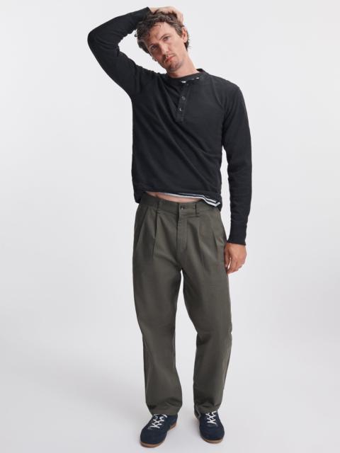 rag & bone rb Baggy Twill Pleated Chino