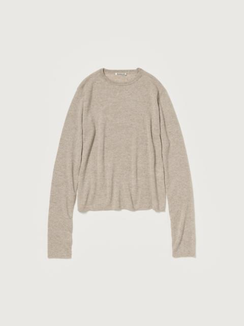 AURALEE SUPER FINE CASHMERE SILK KNIT P/O