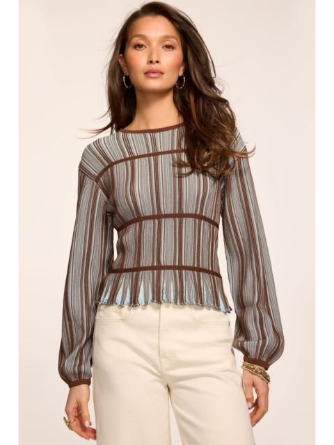 RAMY BROOK Ashlyne Striped Knit Sweater