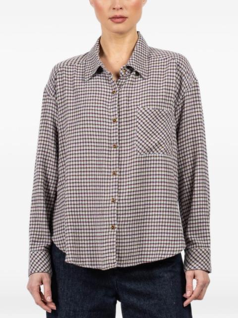 XÍRENA Jordy checked pocket shirt