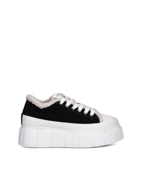 INUIKII Matilda Curly fleece platform sneakers