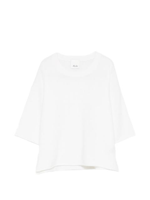 Allude short-sleeve top