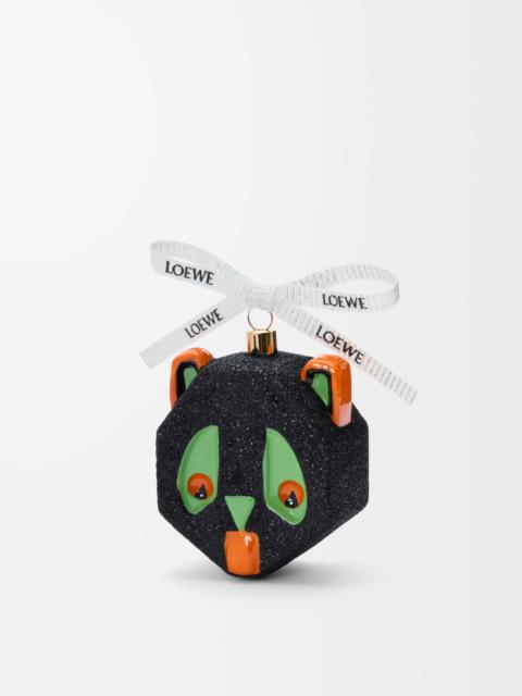 Loewe Futurist Cat bauble in blown glass