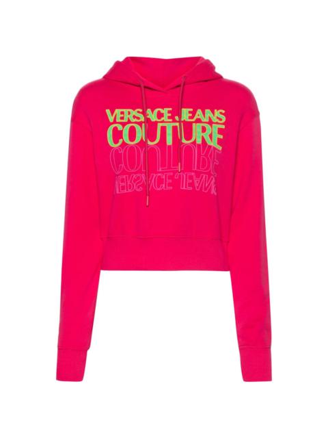 VERSACE JEANS COUTURE Upside Down cropped sweatshirt