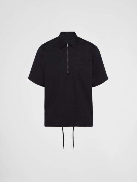 Prada Short-sleeve stretch cotton shirt