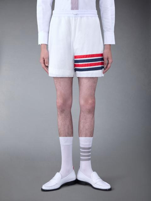 4-Bar stripe ripstop shorts