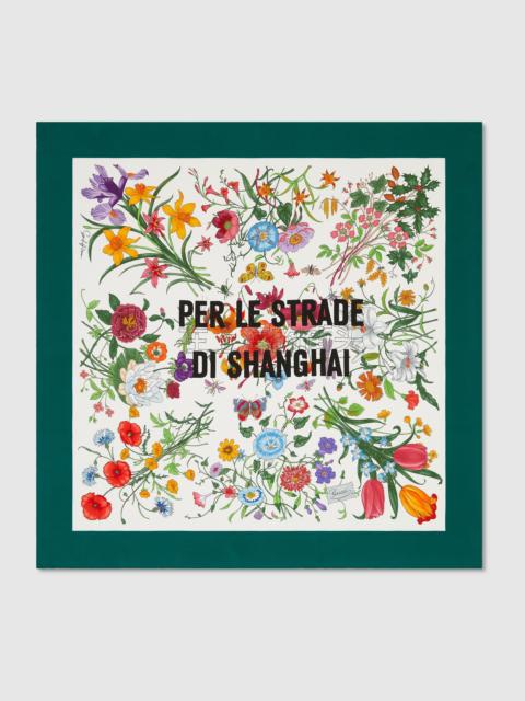 GUCCI 90 x 90 project printed silk carré