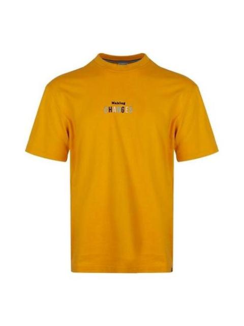PUMA PUMA Printed Short Sleeve TEE Men Gold 597337-25