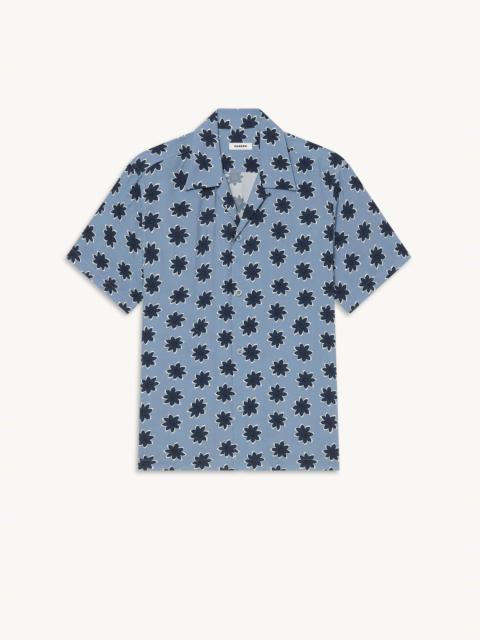 Sandro Printed flowing shirt