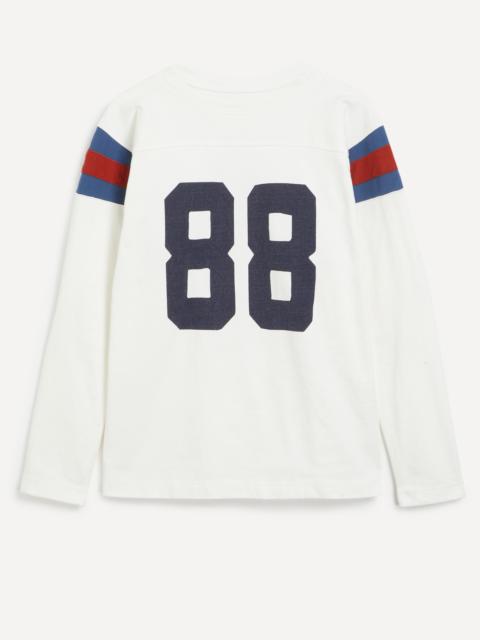 Kapital Elbow-Rip Football Long-Sleeve T-Shirt