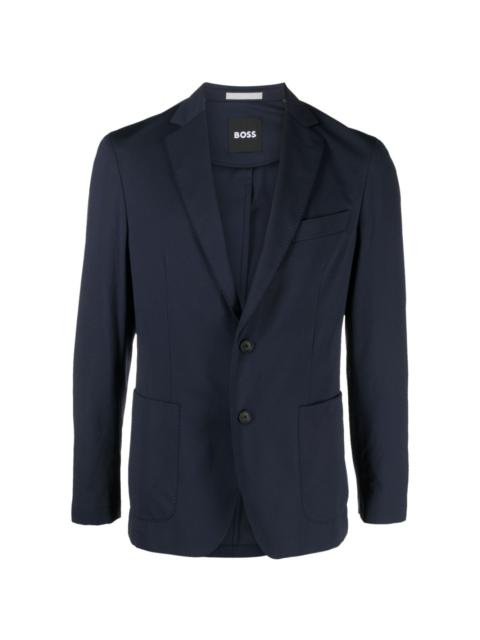 BOSS notched-lapels single-breasted blazer