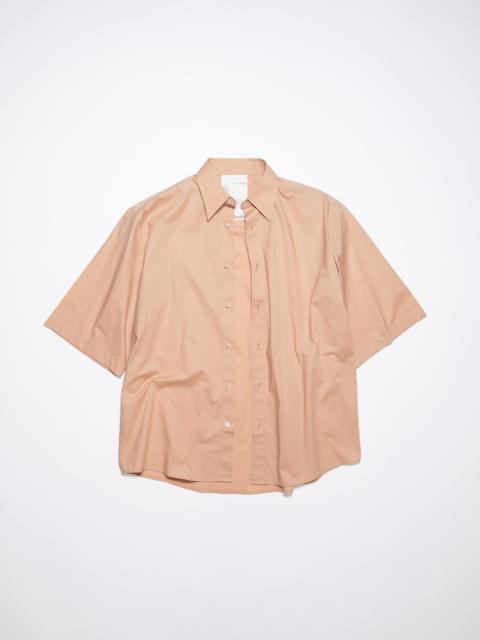 Acne Studios Short sleeve button-up - Blush beige