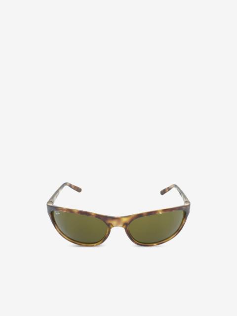 Ray-Ban tortoiseshell-effect rectangle-frame sunglasses
