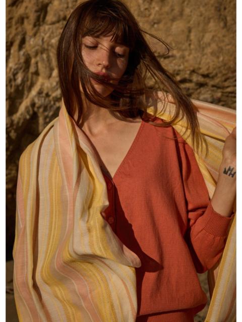 SAINT JAMES Multicolored striped scarf