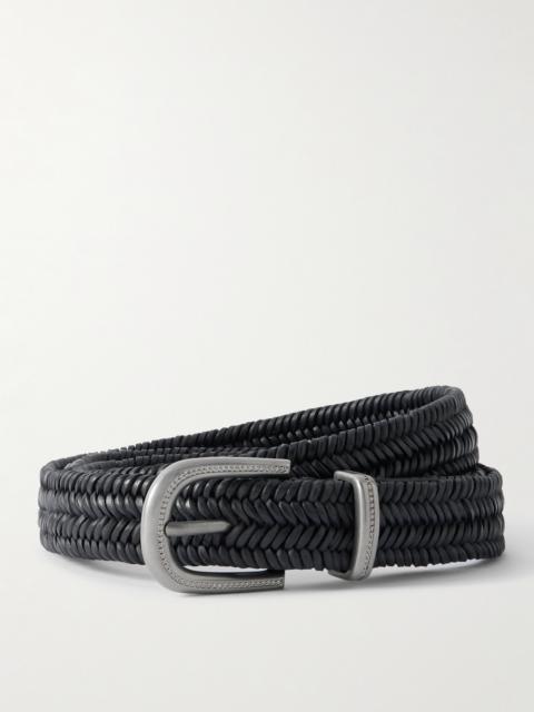 Brunello Cucinelli Woven Leather Belt