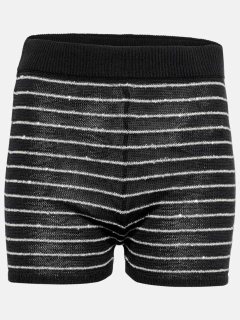 Brunello Cucinelli Knitted cotton shorts
