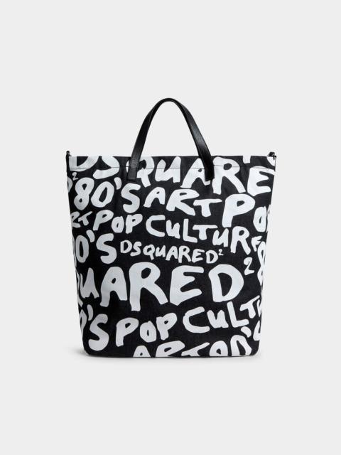 DSQUARED2 D2 POP 80'S SHOPPING BAG