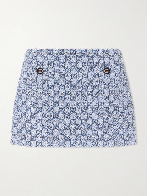 GUCCI Tweed Bouclé Mini Skirt