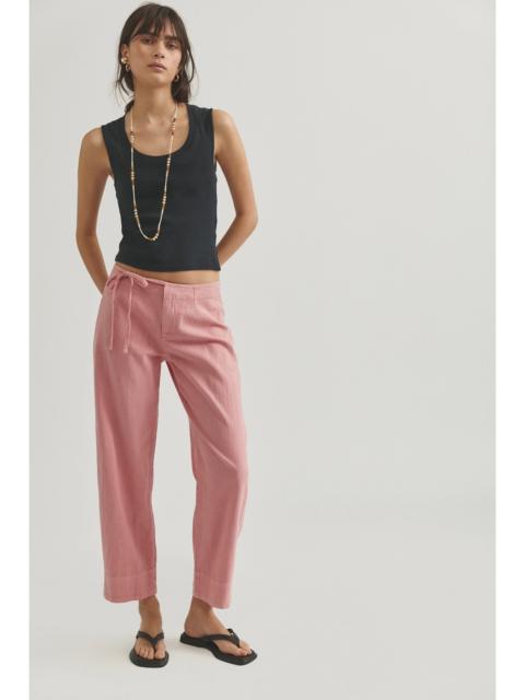 FREE PEOPLE Amelia Side-Tie Linen Pants