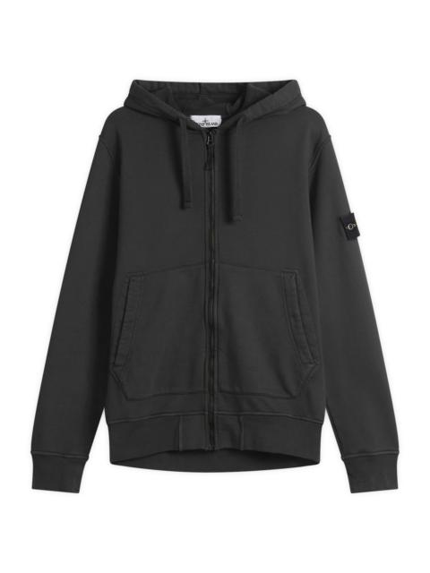 Stone Island Stone Island Garment Dyed Zip Hoodie