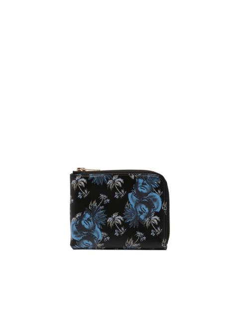UNDERCOVER graphic-print leather wallet