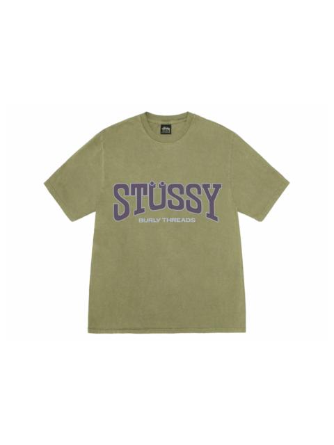 Stüssy Stussy Burly Threads Pigment Dyed Tee Olive