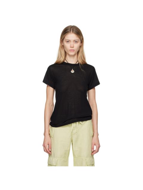 BASERANGE Black Bamboo Lyocell T-Shirt