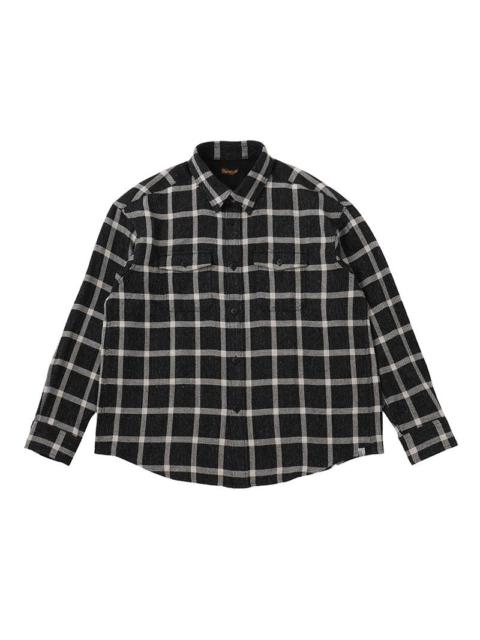 visvim LUMBER CHECK L/S BLACK