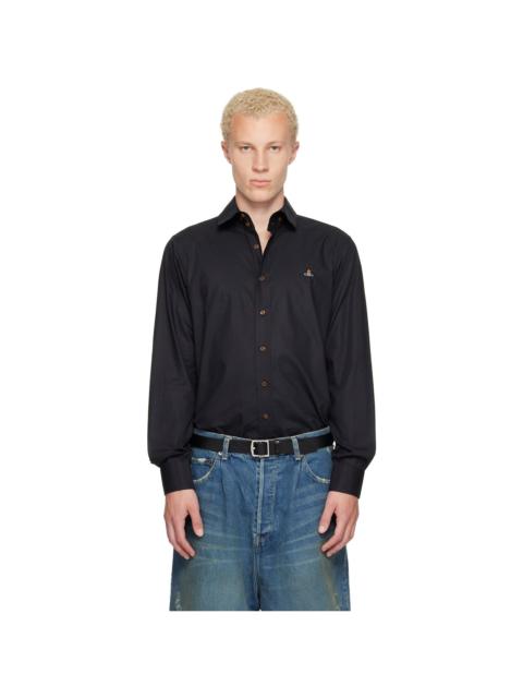 Vivienne Westwood Black Two Button Krall Shirt