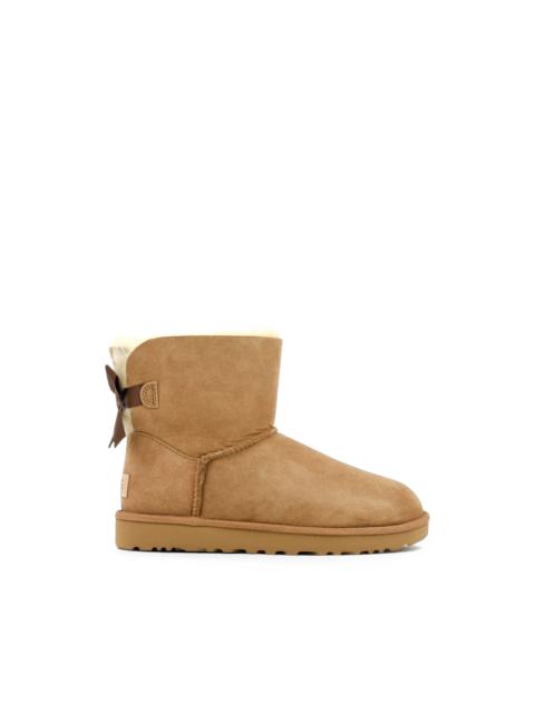 UGG Mini Bailey Bow II leather ankle boots