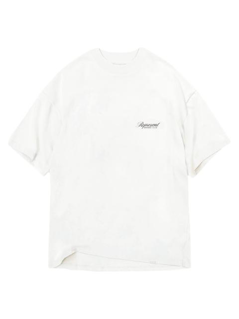 REPRESENT Men's Owners Club Script T-Shirt - Flat White