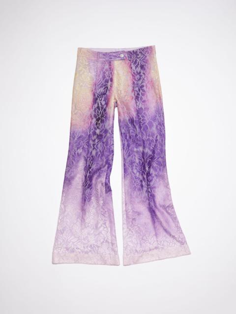 Tailored trousers - Purple