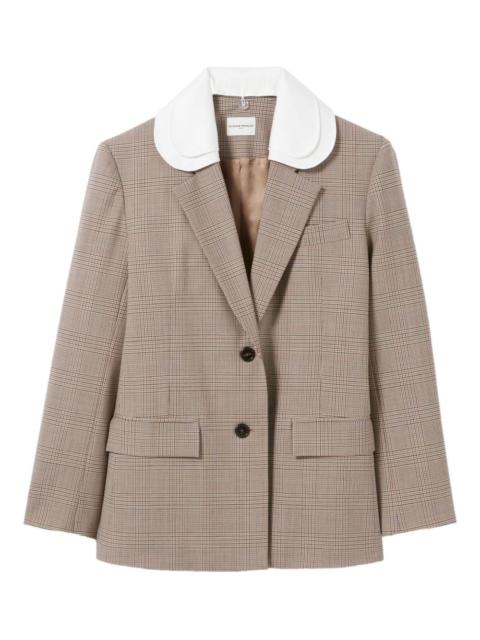 Claudie Pierlot checked tailored blazer