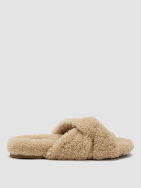 EILEEN FISHER Dello Shearling Slide Sandal