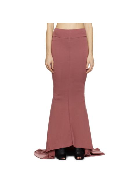 Rick Owens Pink Porterville Dauphine Maxi Skirt