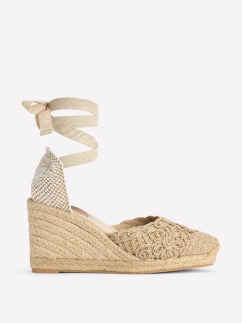 BODEN Cassie high wedge espadrille-Natural