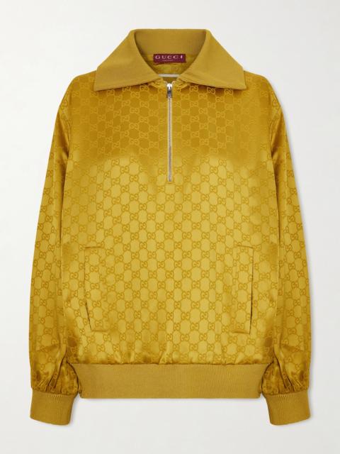 GUCCI Satin-jacquard Track Jacket