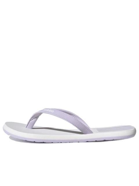 (WMNS) adidas Eezay Flip-Flops Purple White Slippers 'Purple White' EG2037