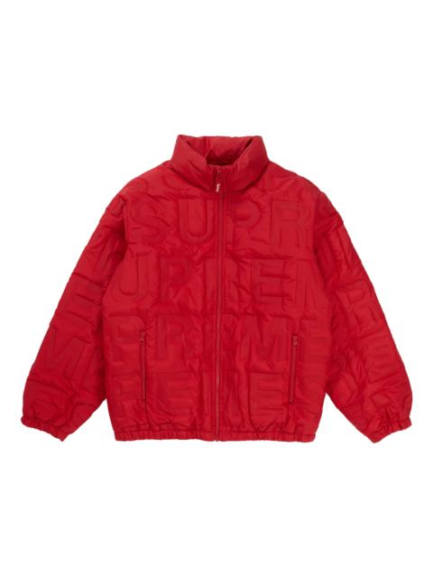 Supreme Supreme Bonded Logo Down Jacket Red