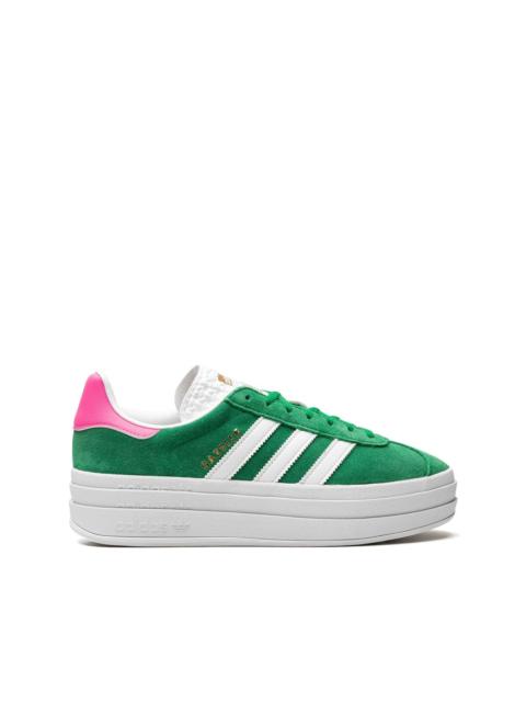 adidas Gazelle Bold "Green/Lucid Pink" sneakers