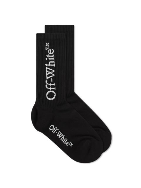 Off-White Off-White Mid Bookish Calf Socks
