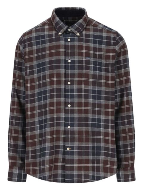 Barbour check-pattern cotton shirt