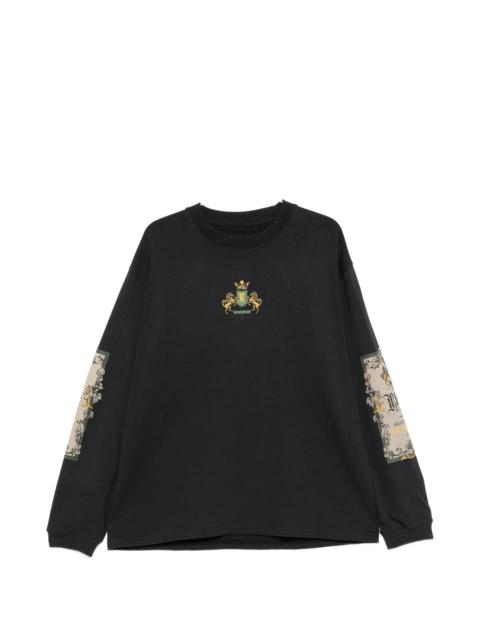 Rhude Rhude Bordeaux Reserve Graphic-print Long-sleeve T-shirt