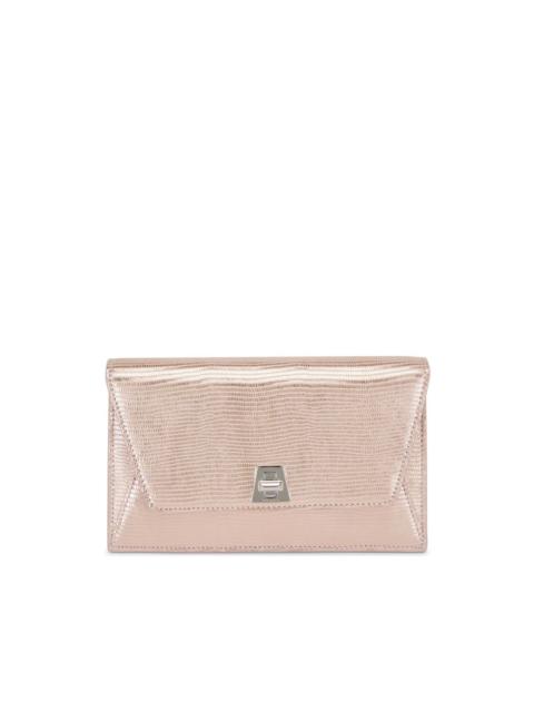 AKRIS leather clutch bag
