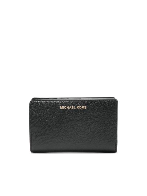 MICHAEL KORS medium pebbled leather wallet