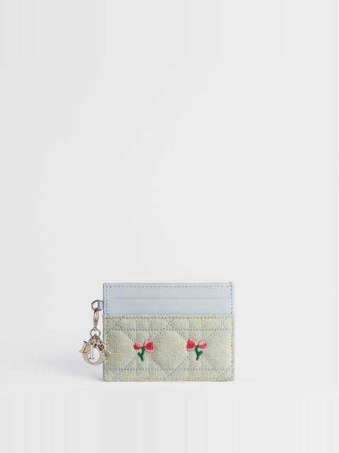 Dior Dioramour Lady Dior Freesia Card Holder