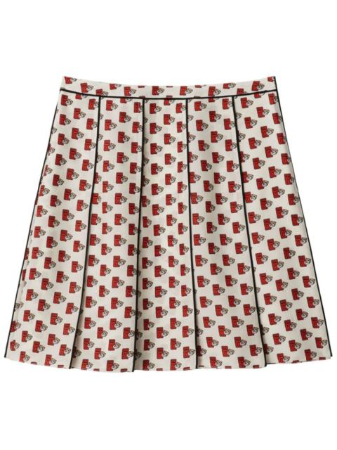 Burberry Postbox pleated skirt